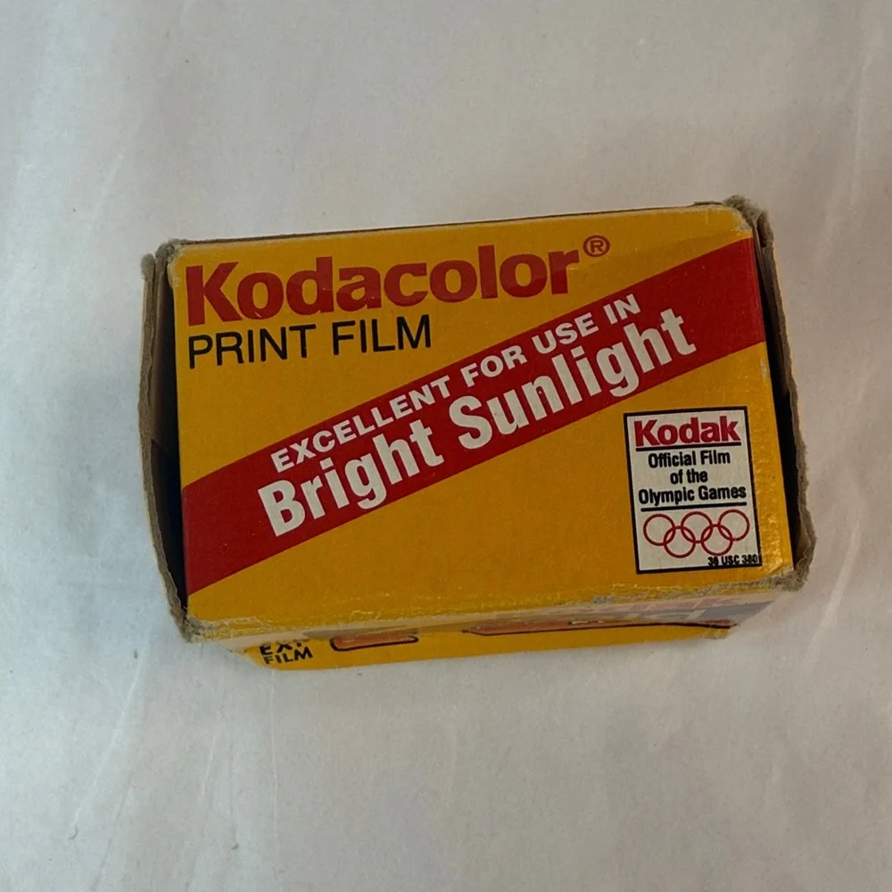Vintage Kodak Gold Plus 100 Film with Yellow and Black Packaging - 36 exp